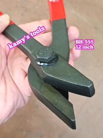 BH-555 Kéo cắt đai sắt thép Black Hand 12 inch 300mm cắt đai sắt 28mm dày 0.8mm