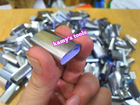 Bọ sắt khóa kẹp bấm đóng đai nhựa đai kiện hàng hóa bọ cuốn bọ gai 16mm 19mm (1kg)