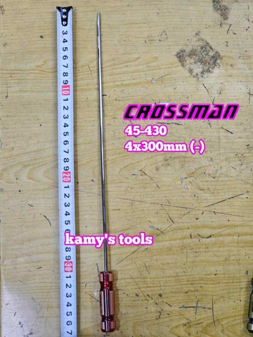 Tua vít bake dẹp 4mm PH0 Crossman dài 150mm 200mm 300mm  45-435 45-415 45-440 45-420 45-450 45-430