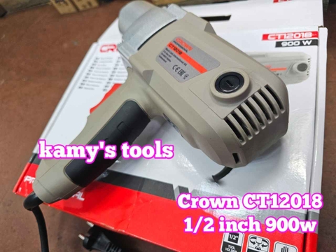 Máy siết bulong điện Crown 1/2 inch CT12018 900w 325Nm 2100 vòng/phút