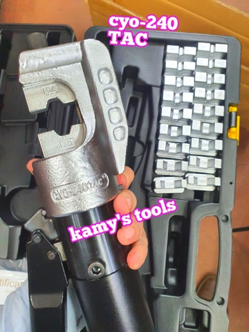 CYO-240 Kìm ép cos thủy lực Tai Cheng TAC ép lục giác 10 tấn 16-240mm2