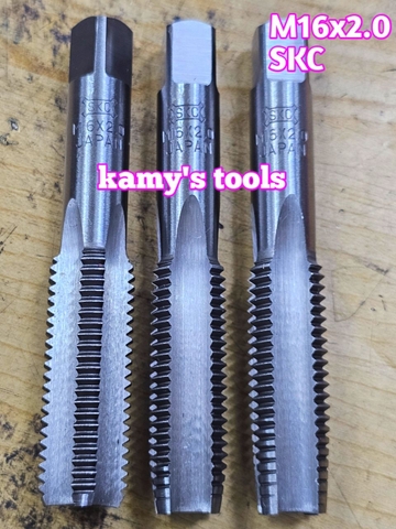 Bộ taro ta rô SKC nhật 3 mũi M16x2.0 dài 94mm đầu vuông 10mm