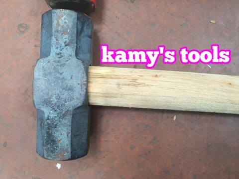 Búa thép đầu lục giác cán gỗ Sơn Tùng việt nam 4.5kg và 5kg (lẻ 1 cây)