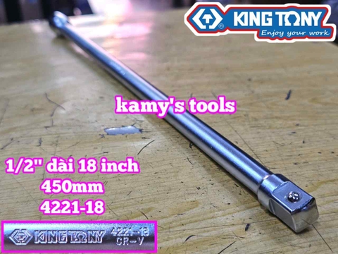 Cần tuýp nối 1/2 inch Kingtony dài 18 inch 450mm 4221-18