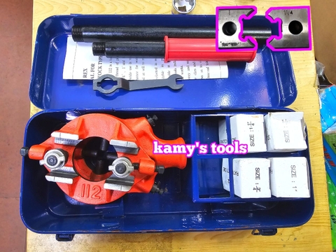 Dụng cụ ren ống bằng tay 21mm 27mm 34mm 42mm model 112 kamytools
