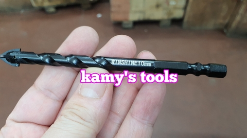 Mũi khoan đa năng (Gạch men, kính, tường, gỗ) đầu 4 cạnh thép cao cấp Winshine (bán lẻ từng cây)