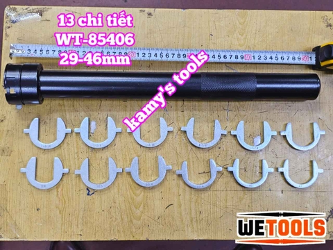 Bộ vam cảo rotuyn lái trong đầu cờ lê 13 chi tiết 29-46mm Wetools WT-85406