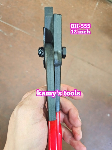 BH-555 Kéo cắt đai sắt thép Black Hand 12 inch 300mm cắt đai sắt 28mm dày 0.8mm