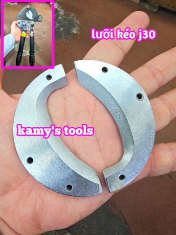 Cặp lưỡi dao kéo kìm cắt cáp nhông J30 cao cấp dùng để thay thế lưỡi kìm cắt cáp J30