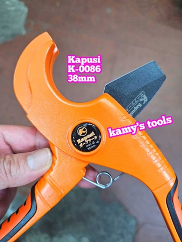 Kéo cắt ống nhựa PVC Kapusi K-0086 đường kính cắt 38mm dài 210mm