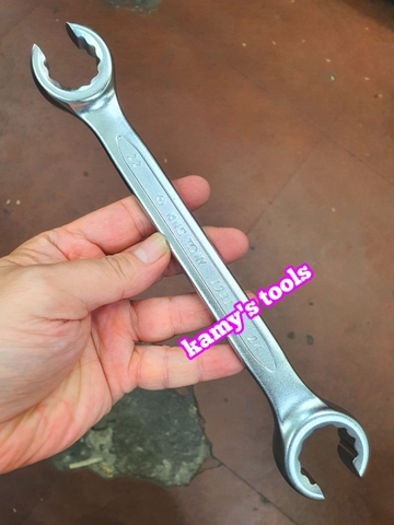 Cờ lê mở ống dầu cờ lê vòng chẻ miệng 22-24 24-27 Kingtony model 19312224 19312427