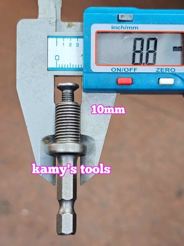 Đầu chuyển đuôi bắn vít 1/4 inch sang đầu khoan kẹp vặn ren 10mm 13mm Wetools DCYPH2-DK10 DCYPH2-DK13