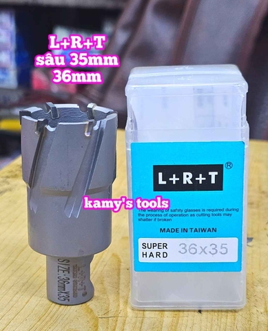 Mũi khoan từ có hợp kim L+R+T dài 35mm cỡ 32mm 35mm 36mm 38mm 40mm