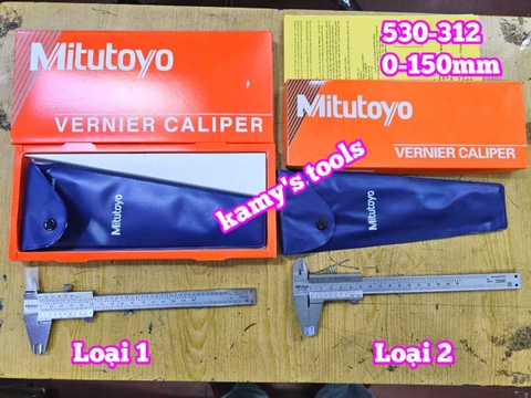 Thước kẹp cơ khí 0-150mm x0.02mm Mitutoyo 530-312