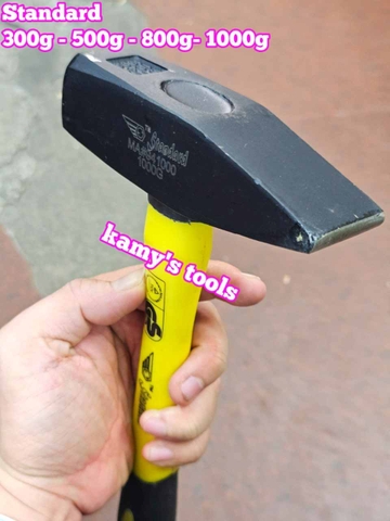 Búa đầu vuông dẹp cán cao su Standard 300g 500g 800g 1000g MA#940300 MA#940500 MA#940800 MA#941000