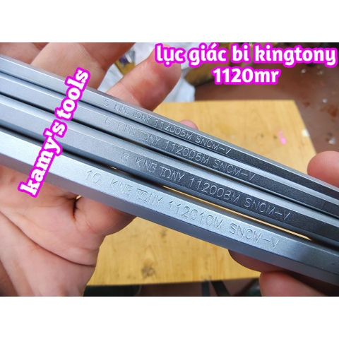 Lục giác bi Kingtony 1.5mm 2mm 2.5mm 3mm 4mm 5mm 6mm 8mm 10mm 112015MR 112002MR 112025MR 112003MR 112004MR 112005MR 112006MR 112008MR 112010MR