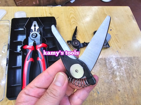 Kìm đa năng kìm nhọn kìm điện kìm cắt kìm tuốt dây điện bấm cos 5 trong 1 đổi đầu linh hoạt