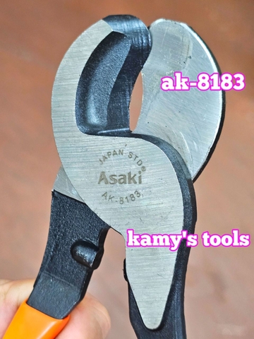 Kìm cắt cáp Asaki AK-8183 dài 10 inch 250mm cắt cáp đồng nhôm