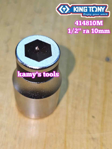 Đầu chuyển bulong 1/2 inch sang đầu vít đóng 10mm 414810M Kingtony
