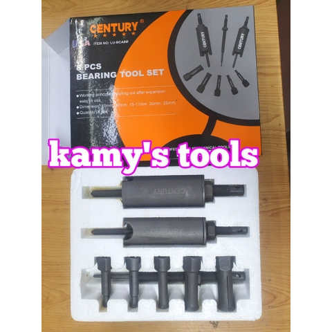 Bộ Cảo Bạc Đạn 8 Chi Tiết Từ 10mm-25mm Clip On Century