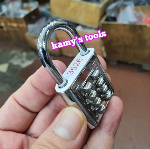 Ổ khóa mã số chất liệu hợp kim thép bền bỉ an toàn 8 số 10 số CJSJ