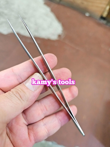 Nhíp gắp linh kiện điện tử, nhặt lông yến thép không rỉ inox