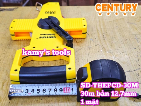 Thước cuộn thép thước kéo có tay cầm 30m Century SD-THEPCD-30M