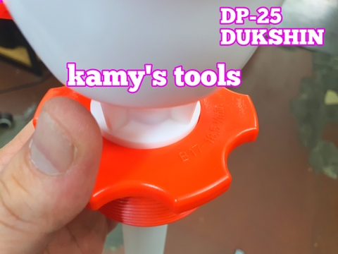 Bơm can hoá chất, bơm dầu thùng phuy bằng tay Hàn Quốc Dukshin model DP-25