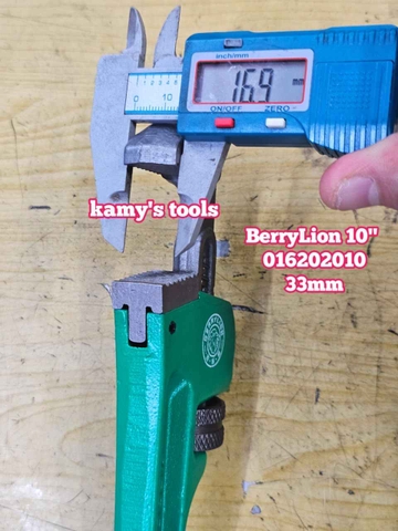 Mỏ lết răng BerryLion 016202010 dài 10 inch 250mm ngàm kẹp 33mm