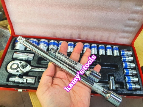 Bộ tuýp đầu khẩu 24 chi tiết 1/2 inch lục giác 8-32mm Tifone