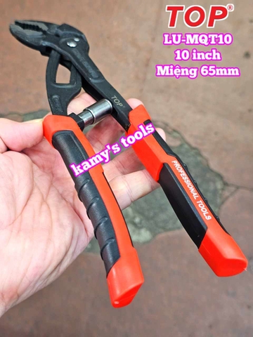 Kìm mỏ quạ 5 lỗ dài 10 inch Top LU-MQT10 mở miệng 65mm