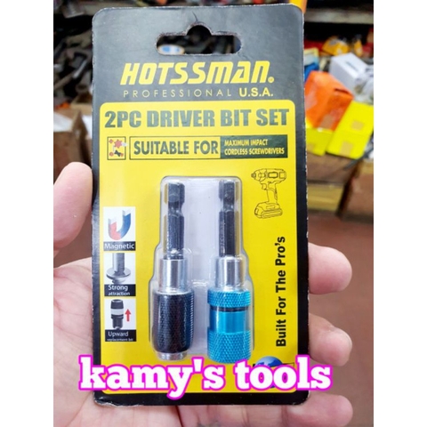 Đầu Chuyển Chuôi Lục Giác Ra Bắn Vít Hotssman 1 bộ 2 cái như hình