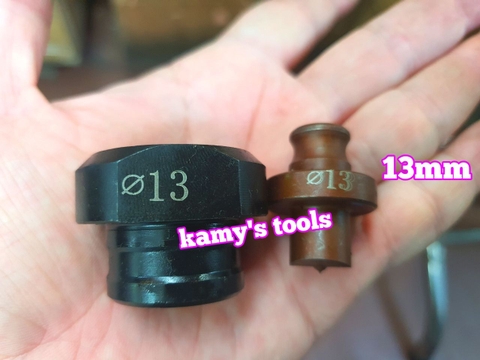 Khuôn đột lỗ thủy lực tròn oval cho máy đột lỗ thủy lực điện mhp-20 kamytools
