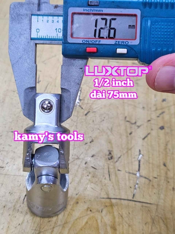 Đầu nối lắc léo 1/2 inch Luxtop dài 75mm LT-1/2WUNJ