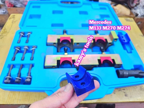 Bộ dụng cụ cân cam dưỡng đặt cam căn chỉnh thời gian xe Mercedes M133 M270 M274 Wetools 15 chi tiết WTME1808