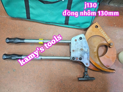 Kìm cắt cáp nhông J130 Manniu cắt cáp đồng nhôm 130mm