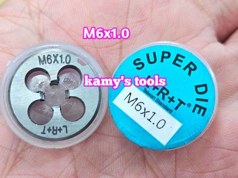 Bàn ren M6x1.0 (6x1.0) L+R+T (LRT) dụng cụ tạo ren ngoài bulong