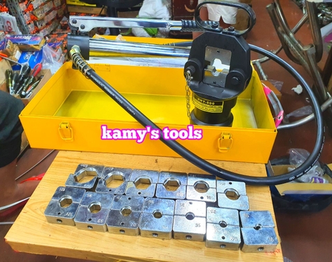 Đầu ép cos thủy lực HHY-500 16-500mm2 bao gồm bơm lực ép 20 tấn