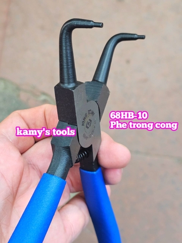 Kìm mở phe trong ngoài đầu cong 10 inch Kingtony 68HB-10 68SB-10