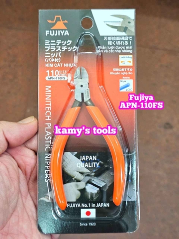 Kìm cắt nhựa kỹ thuật lưỡi bằng Fujiya APN-110FS cắt nhựa 3mm dài 110mm