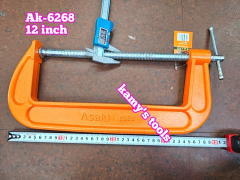 Cảo chữ C Asaki 12 inch 300mm Asaki AK-6268
