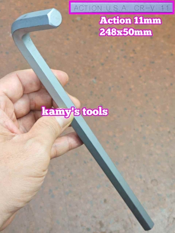 Lục giác đầu bằng  Action 11mm dài 248mm ACK-62211