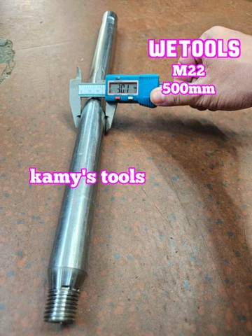 Cần nối khẩu nối dài mũi khoan rút lõi bê tông 50cm 500mm Wetools WT-32350A