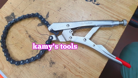 Kìm bấm xích 10 inch xích dài 20 inch Standard mở 30mm-140mm