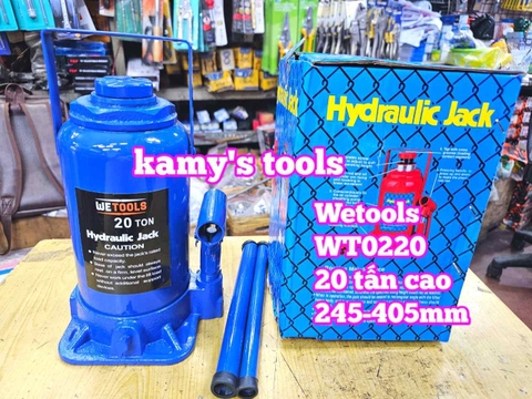 Kích con đội thuỷ lực 20 tấn cao Wetools WT0220 245mm-468mm