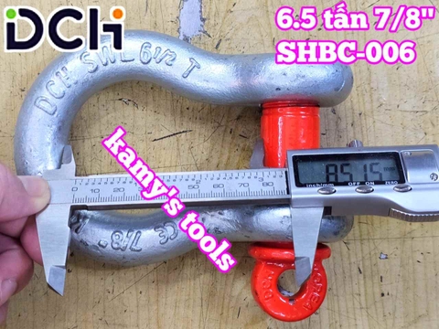 Ma ní omega chốt vặn ren SHBC-006 DCH 6.5 tấn 7/8 inch đường kính ty ren 25mm