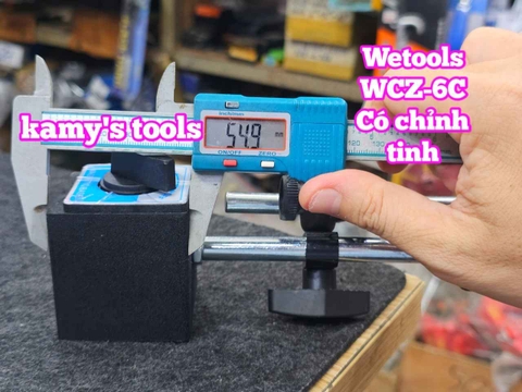 Chân đế từ nam châm gá đồng hồ so có chỉnh tinh WCZ-6C Wetools