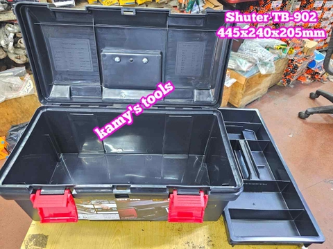 Thùng đồ nghề Shuter TB-902 kích cỡ 445x240x205mm cao cấp Đài Loan