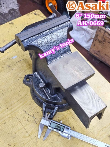 Ê tô bàn nguội Asaki 6 inch 150mm AK-0669