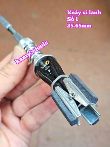Dụng cụ doa mài xoáy lòng xy lanh động cơ 1 inch 25-65mm dài 200mm L+R+T và Bộ 3 đá mài (bán lẻ từng món)